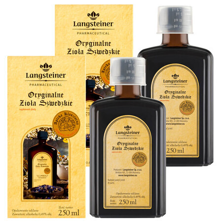 Set Langsteiner Original Schwedenkräuter, 2 x 250 ml