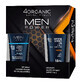 Set 4Organic Men Power, beruhigender Aftershave-Balsam, Sensitive, 150 ml + Duschgel, Energy, 250 ml BRANDT PACKAGE