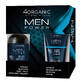 4Organic Men Power Set, Reinigungsgel f&#252;r Bart und Gesicht, 200 ml + erfrischender Aftershave-Balsam, erfrischend, 150 ml