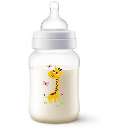 Biberon anticolici classic 260 ml Girafe, SCF821/12, Avent