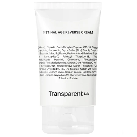 Transparent Lab Retinal Age Reverse Cream, anti-aging face cream with retinal, 50 ml