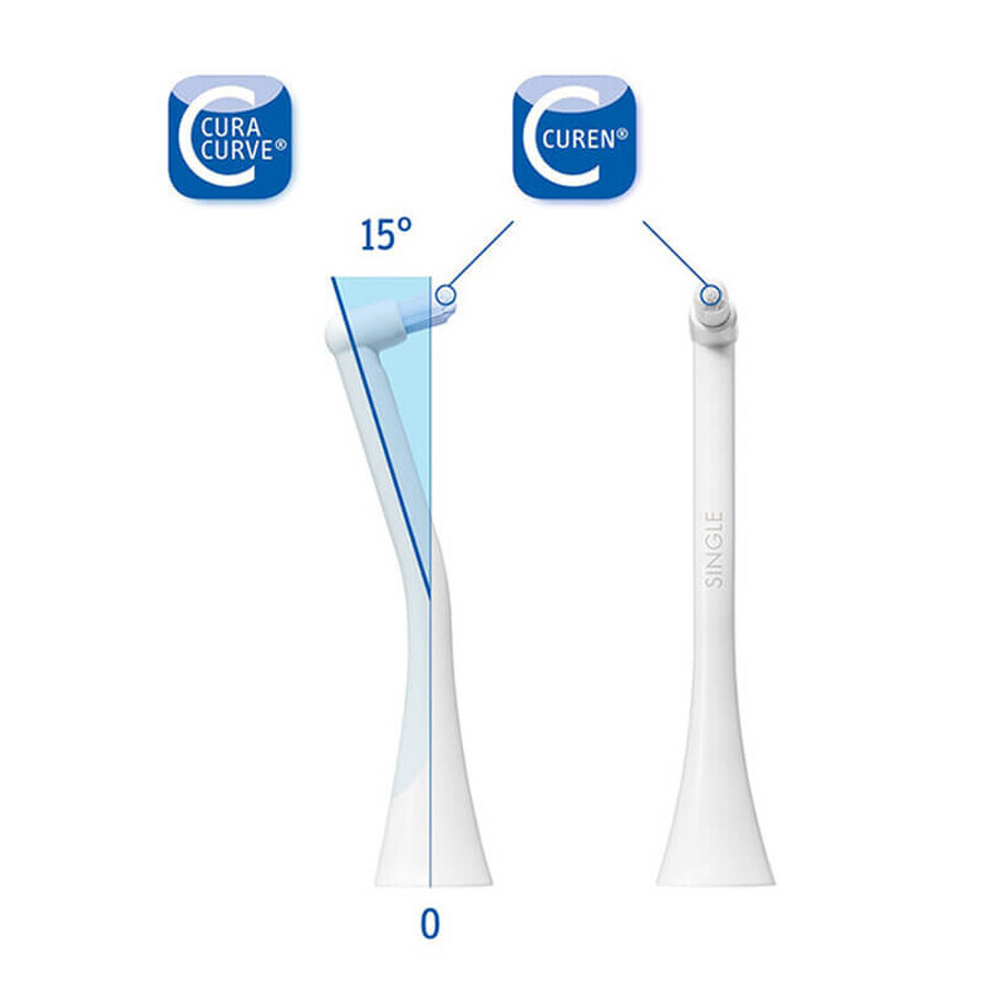 Curaprox Hydrosonic Pro Single, austauschbare Spitzen, 2 Stück