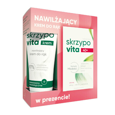 Set Skrzypovita 40+, 42 Filmtabletten + Handfeuchthaltemittel 50 ml gratis