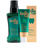 SmileUp Kit, Zahnweißpaste, exotische Mango mit Minze, 75 ml + erfrischende Mundspülung, exotische Mango mit Minze, 250 ml