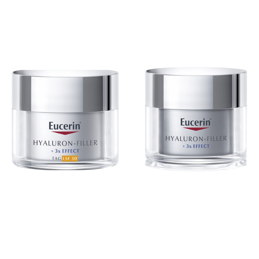 Set Eucerin Hyaluron-Filler, crema giorno 50 ml + crema notte 50 ml