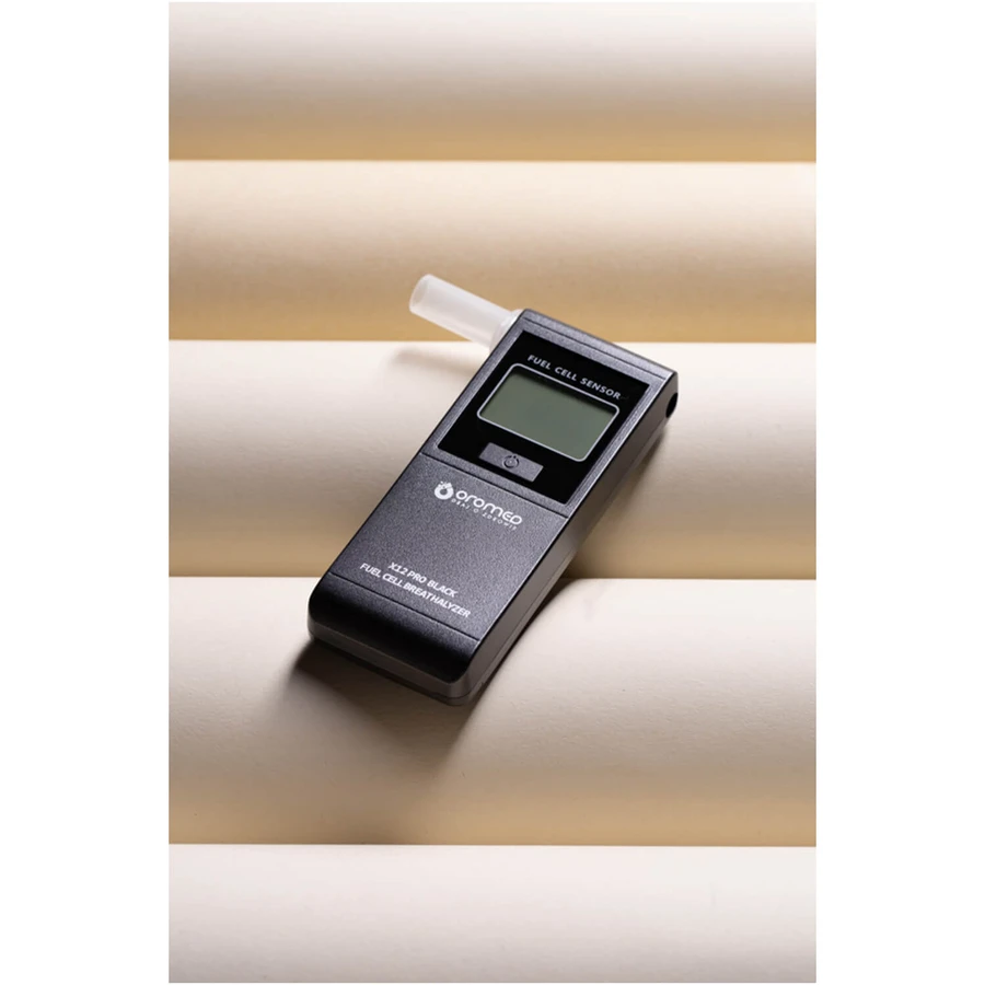 Oromed X12 Pro, electrochemical alcohol tester, navy blue