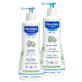 Mustela Bebe Enfant Set, erster Tag Waschgel 500 ml + erster Tag K&#246;rpermilch 500 ml