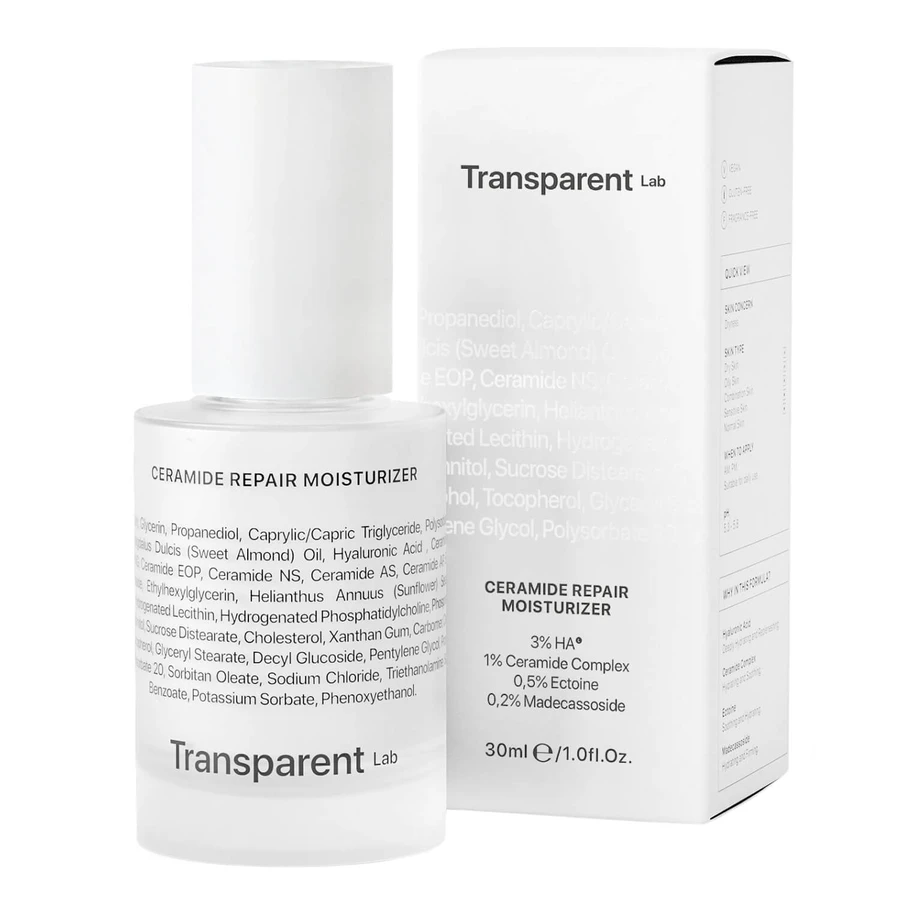 Transparent Lab Ceramide Repair Serum, ser de reparare intensivă cu ceramide, 30 ml