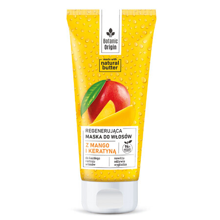 Regenerierende Haarmaske Botanic Origin mit Mango und Keratin, 200 ml