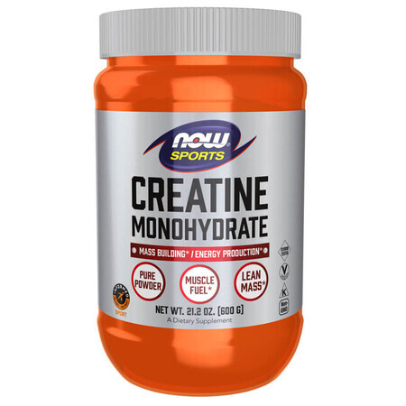 Now Sports Kreatin-Monohydrat, Pulver, 600 g