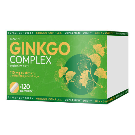 SEMA Lab Ginkgo-Komplex, 120 Kapseln