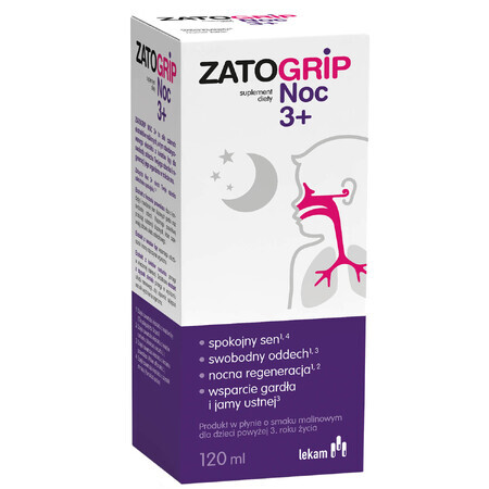 Zatogrip Nacht 3+, 120 ml