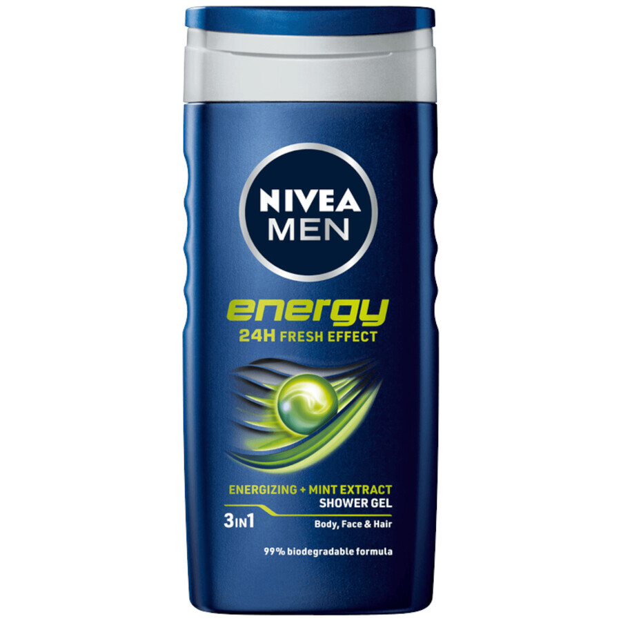 Nivea Men Deep Energy Set, Duschgel 250 ml + Antitranspirant 250 ml