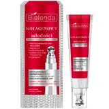 Bielenda Colágeno Estimulador de Juventud, crema antiarrugas alisadora y reafirmante bajo los ojos y alrededor de los labios, 15 ml