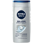 Nivea Men Silver Control Kit, Aftershave Balsam 100 ml + Duschgel 250 ml + Anti-Transpirant Roll-on 50 ml + kostenloses Make-up-Set