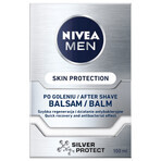 Nivea Men Silver Control Kit, Aftershave Balsam 100 ml + Duschgel 250 ml + Anti-Transpirant Roll-on 50 ml + kostenloses Make-up-Set