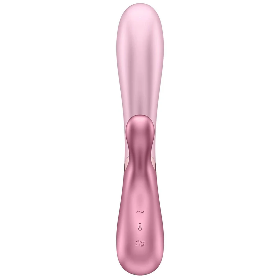 Satisfyer Hot Lover, beheizter Bunny-Vibrator, App-gesteuert, rosa