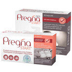 Pregna Start Set, für Frauen, die eine Schwangerschaft planen, 30 Tabletten + Pregna Start On, 30 Kapseln