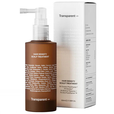 Transparent Lab Hair Density Scalp, traitement stimulant la croissance des cheveux, 50 ml