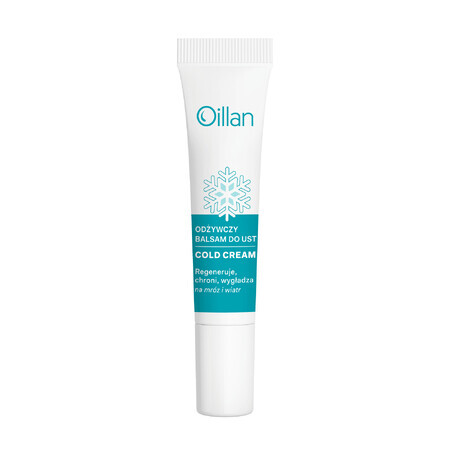 Oillan Cold Cream, nährender Lippenbalsam, 15 ml