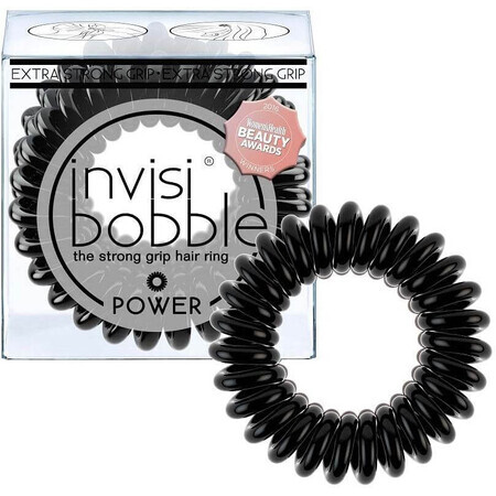 Invisibobble Power - echte schwarze Gummibänder 3 Stück