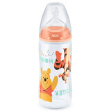 Biberon cu tetina din silicon PP Disney, marimea M, 0-6 luni, 300 ml, Nuk