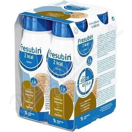 Fresubin 2,0 kcal/ml Getränk mit Cappuccino-Geschmack 4 x 200 ml