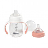 Learning bottle 2in1, Pink, Beaba