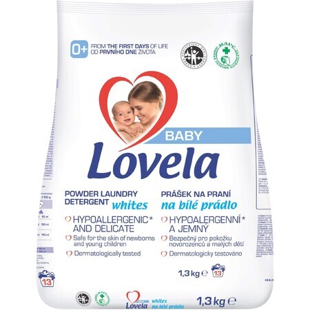 Lovela Baby weißes Waschpulver 1,3 kg