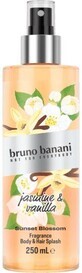 Duftender K&#246;rperspray Bruno Banani Sonnenuntergangsbl&#252;te Jasmin &amp; Vanille 250 ml