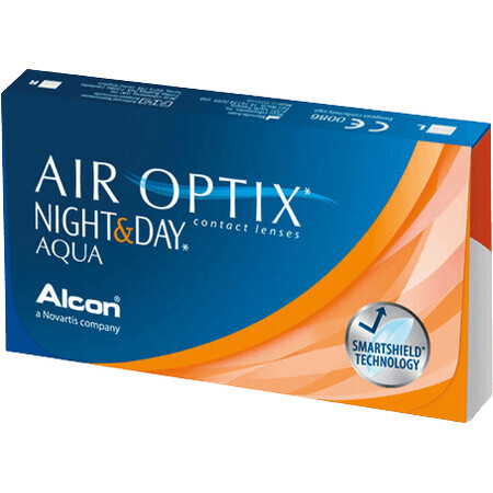 Alcon Air Optix Night & Day Aqua -9.00D, curvature: 8.60 6 pcs