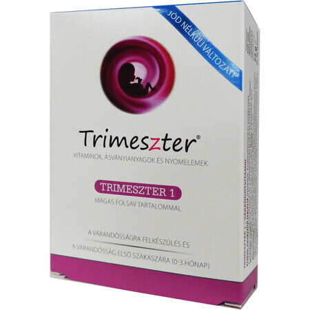 Jutavit Trimester 1, jodfreie Tabletten für Schwangere 60 Tabletten