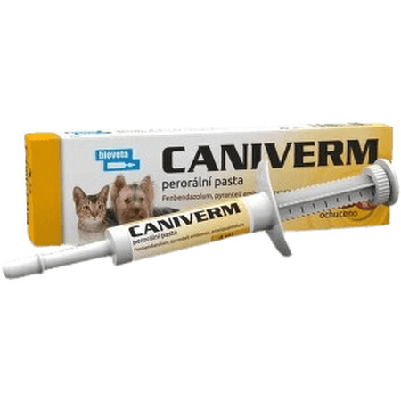 Caniverm Mundpaste für Hunde und Katzen 4 ml