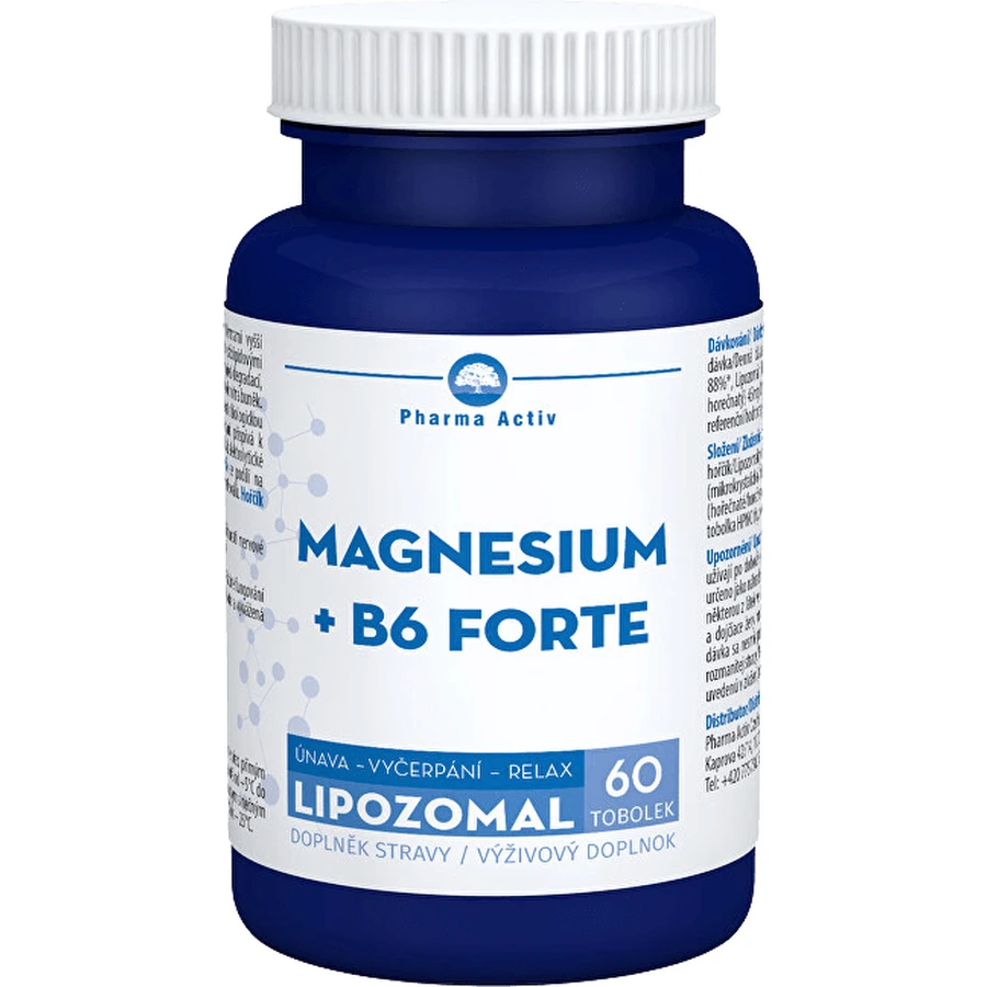 Pharma Activ LIPOZOMAL MAGNESIUM + B6 FORTE 60 Kapseln