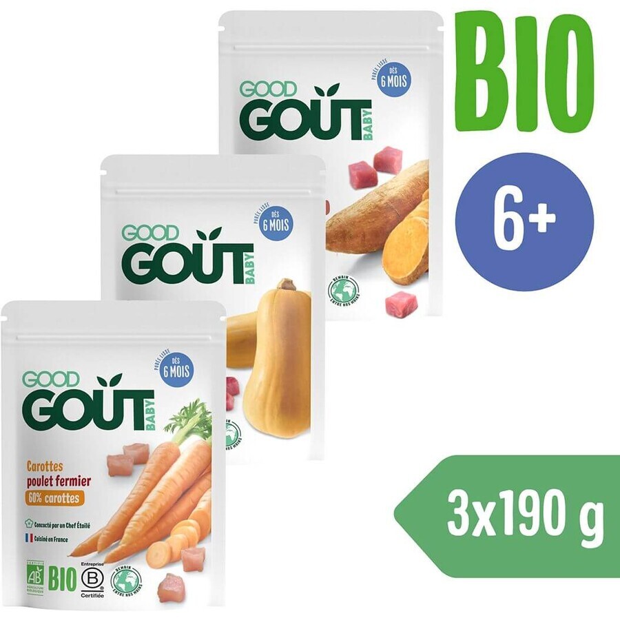 Good Goût BIO Michelin Chef Kapsel 3 x 190 g