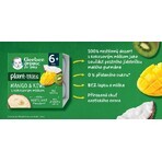 Gerber Bio 100% pflanzliches Mango-Kiwi-Dessert mit Kokosmilch 4 x 90 g