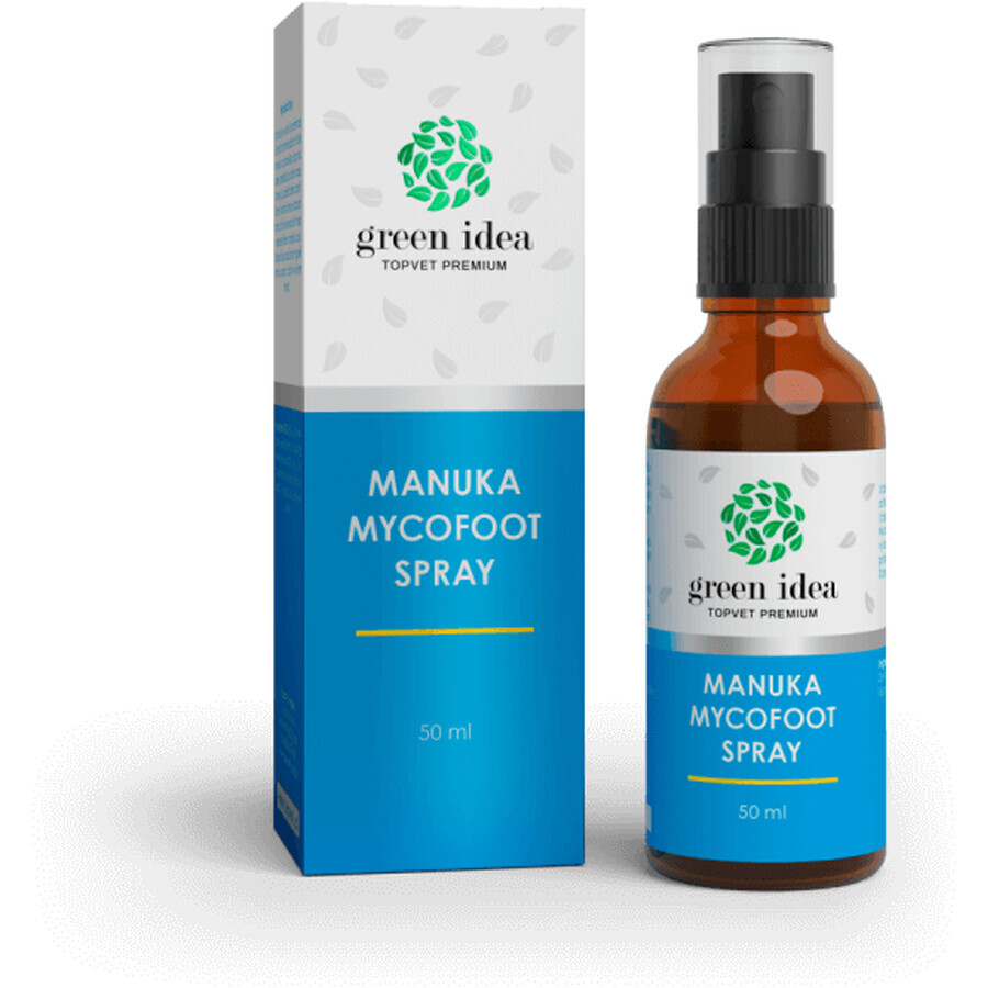 Topvet MANUKA MANUKA MYCOFOOT Spray contre les mycoses des pieds au manuka et à la propolis 50 ml