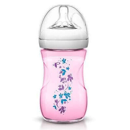 Biberon Natural design fetite, 260ml, +1una, SCF620/17, Philips Avent