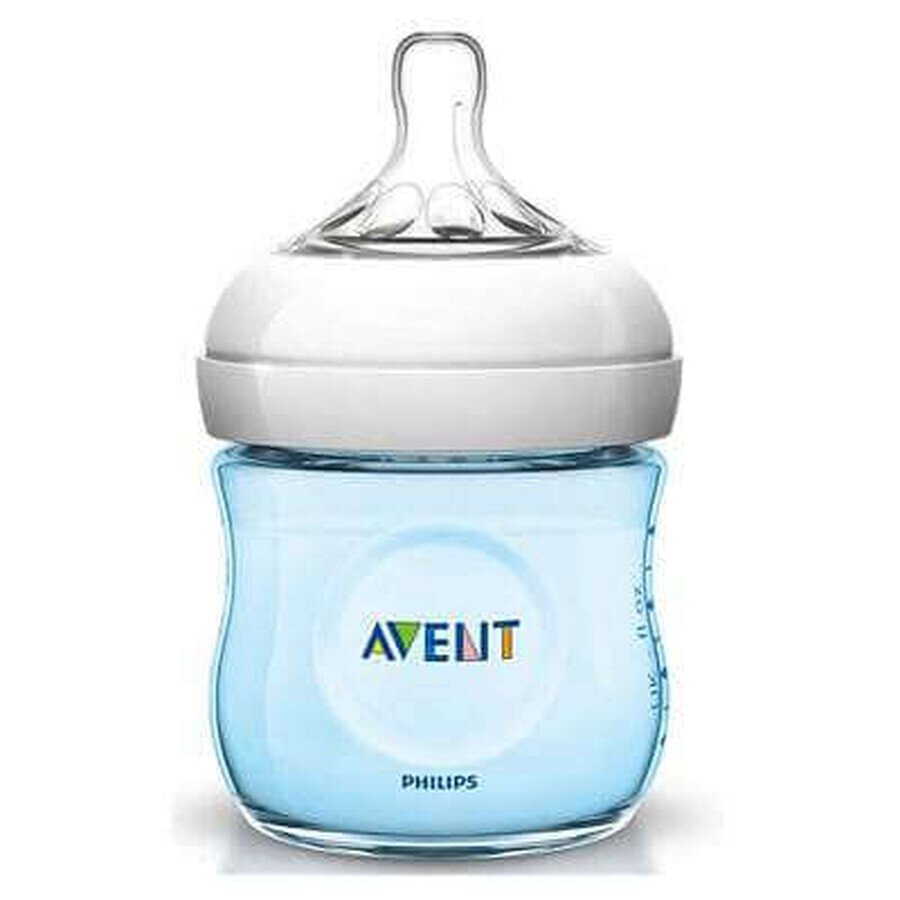 Biberon Natural PP albastru, 125 ml, SCF692/17, Philips Avent