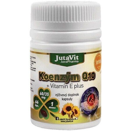 Jutavit Coenzym Q10 + Vitamin E plus 66 Kapseln