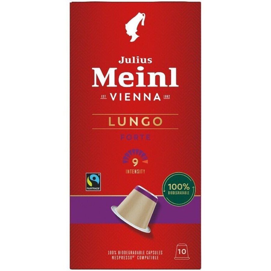 Julius Meinl Kompostierbare Kapsel Lungo Forte 10 Kapseln