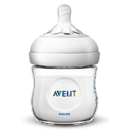 Biberon Natural, +0 luni, 125 ml, SCF030/17, Philips Avent