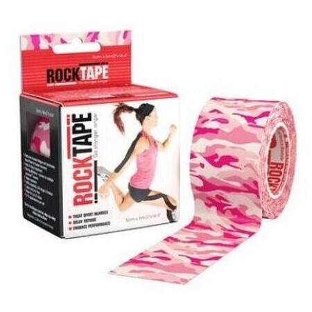 RockTape Design kinesiologische Band - rosa Maskierung 5 m