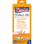 Spontex disposable gloves Protect L 100 pcs