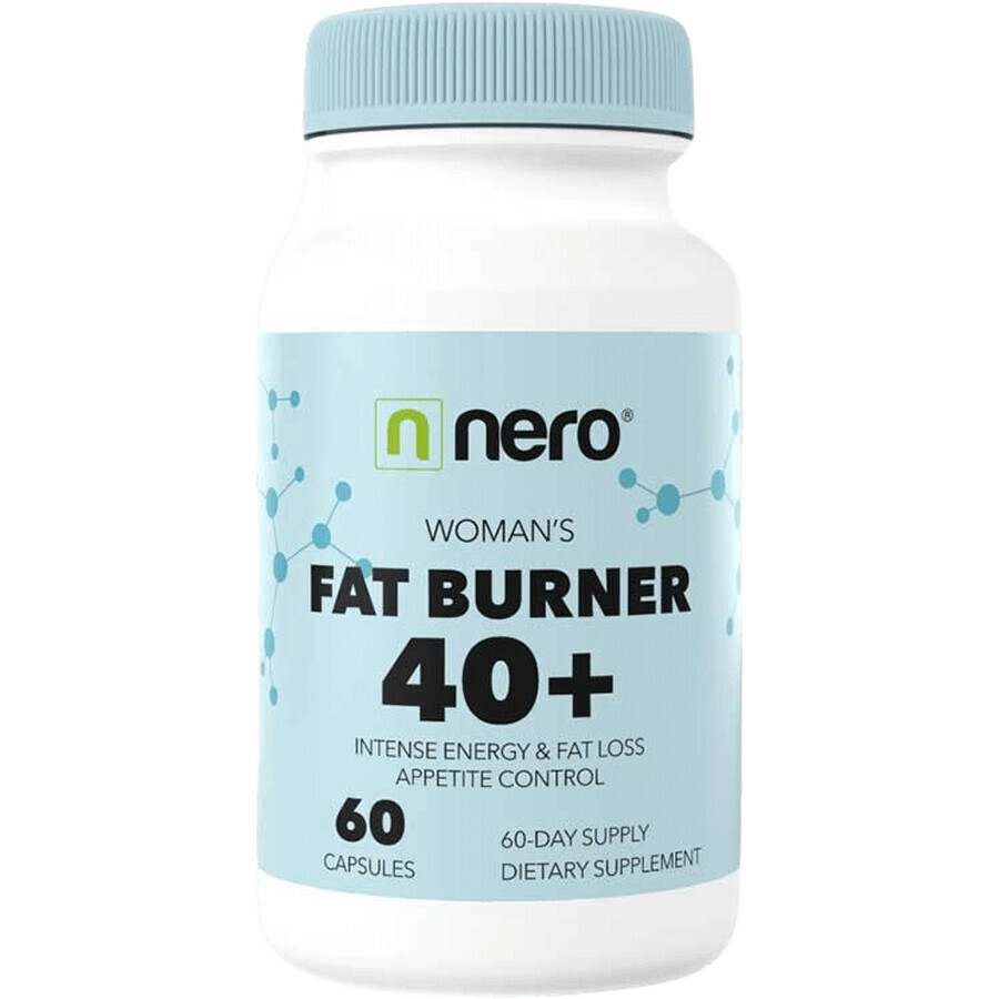 Nero FAT BURNER, effektive Fettverbrennung für Frauen 40+ 60 Kapseln