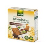 Biscuiți Snack cu ciocolată fără adaos de zahăr, cu îndulcitor, 144g, Gullon