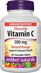 Webber Naturals Vitamin C 500 mg nat&#252;rliche Orange, 120 St&#252;ck