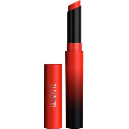 Maybelline New York NY Colour Sensational Ultimatte Slim Gel Long Lasting Lipstick 299 More Scarlet 2 g