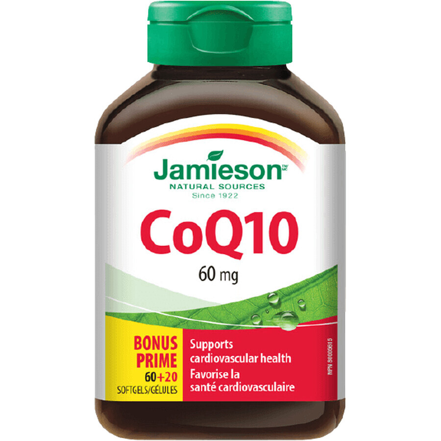 Jamieson Coenzym Q10 60 mg 80 Kapseln