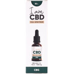 Ich bin CBD Full Spectrum CBG Hanföl 10% original 10 ml